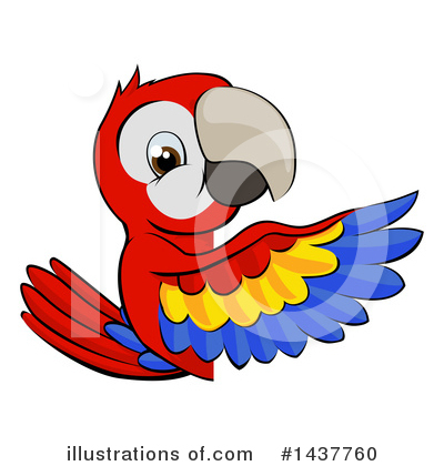 Royalty-Free (RF) Parrot Clipart Illustration by AtStockIllustration - Stock Sample #1437760
