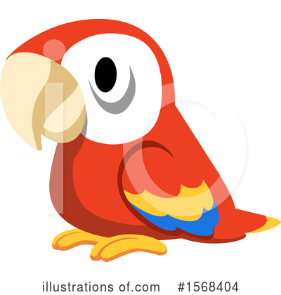 Scarlet Macaw Clipart #1568404 by yayayoyo