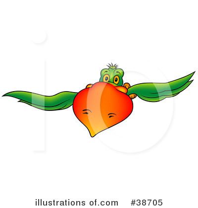 Royalty-Free (RF) Parrot Clipart Illustration by dero - Stock Sample #38705