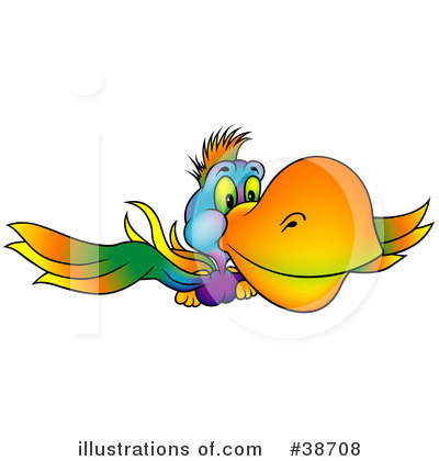 Royalty-Free (RF) Parrot Clipart Illustration by dero - Stock Sample #38708