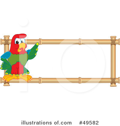 Royalty-Free (RF) Parrot Mascot Clipart Illustration by Mascot Junction - Stock Sample #49582