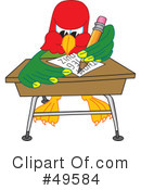 Parrot Mascot Clipart #49584 by Mascot Junction