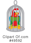 Parrot Mascot Clipart #49592 by Mascot Junction