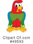 Parrot Mascot Clipart #49593 by Mascot Junction