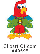 Parrot Mascot Clipart #49595 by Mascot Junction