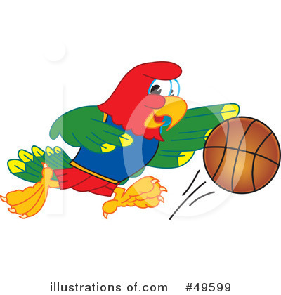 Basketball Clipart #49599 by Mascot Junction