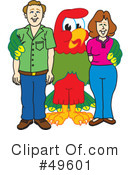 Parrot Mascot Clipart #49601 by Mascot Junction