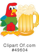 Parrot Mascot Clipart #49604 by Mascot Junction