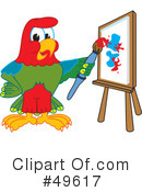 Parrot Mascot Clipart #49617 by Mascot Junction
