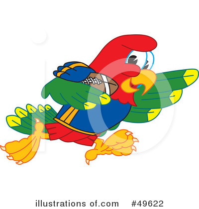 Parrot Mascot Clipart #49622 by Mascot Junction