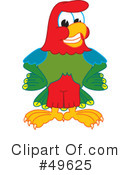 Parrot Mascot Clipart #49625 by Mascot Junction