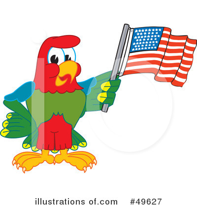 Parrot Mascot Clipart #49627 by Mascot Junction