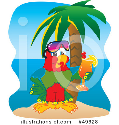 Parrot Mascot Clipart #49628 by Mascot Junction