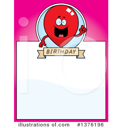 Party Balloon Clipart #1376196 by Cory Thoman