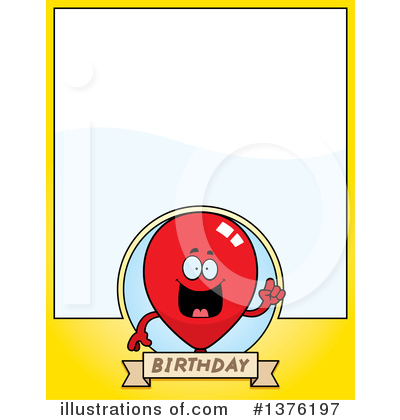 Party Balloon Clipart #1376197 by Cory Thoman