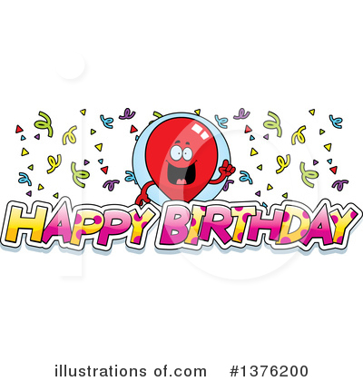 Party Balloon Clipart #1376200 by Cory Thoman