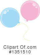 Party Balloon Clipart #1351510 by Alex Bannykh