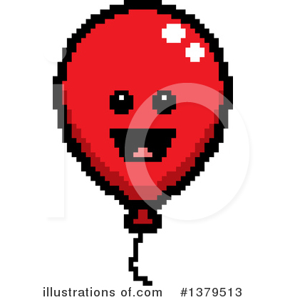 Party Balloon Character Clipart #1379513 by Cory Thoman