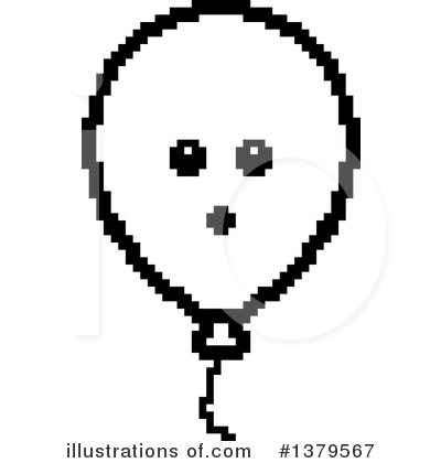 Party Balloon Character Clipart #1379567 by Cory Thoman