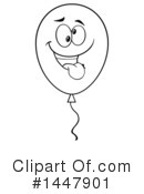Party Balloon Clipart #1447901 by Hit Toon