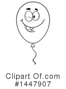 Party Balloon Clipart #1447907 by Hit Toon