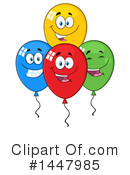 Party Balloon Clipart #1447985 by Hit Toon