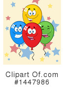 Party Balloon Clipart #1447986 by Hit Toon