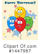 Party Balloon Clipart #1447987 by Hit Toon