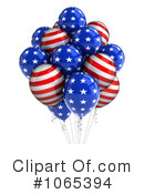 Party Balloons Clipart #1065394 by stockillustrations