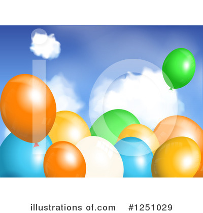 Balloon Clipart #1251029 by elaineitalia