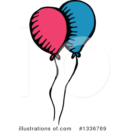 Royalty-Free (RF) Party Balloons Clipart Illustration by Prawny - Stock Sample #1336769