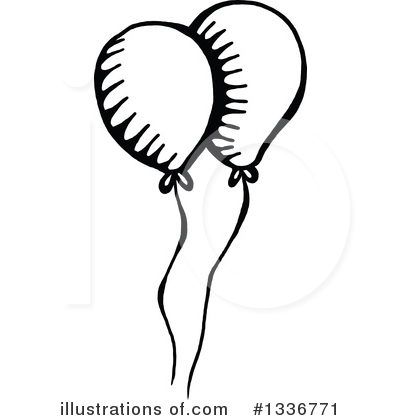 Royalty-Free (RF) Party Balloons Clipart Illustration by Prawny - Stock Sample #1336771