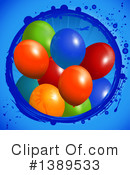 Party Balloons Clipart #1389533 by elaineitalia