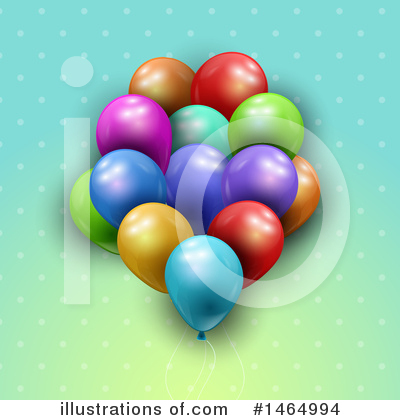 Royalty-Free (RF) Party Balloons Clipart Illustration by KJ Pargeter - Stock Sample #1464994