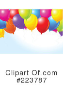 Party Balloons Clipart #223787 by Pushkin