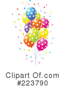 Party Balloons Clipart #223790 by Pushkin