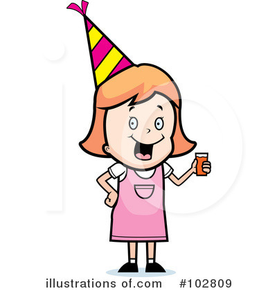 Birthday Girl Clipart #102809 by Cory Thoman