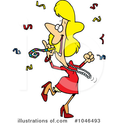 Royalty-Free (RF) Party Clipart Illustration by toonaday - Stock Sample #1046493