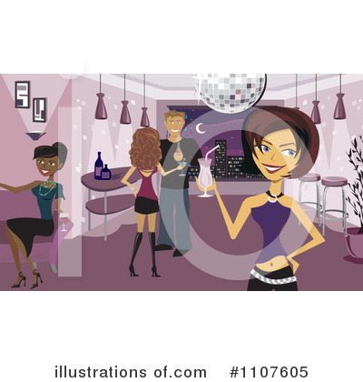 Royalty-Free (RF) Party Clipart Illustration by Amanda Kate - Stock Sample #1107605