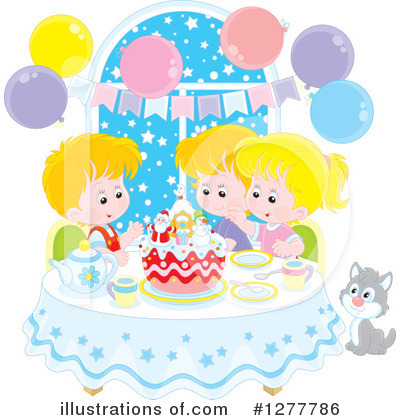 Royalty-Free (RF) Party Clipart Illustration by Alex Bannykh - Stock Sample #1277786