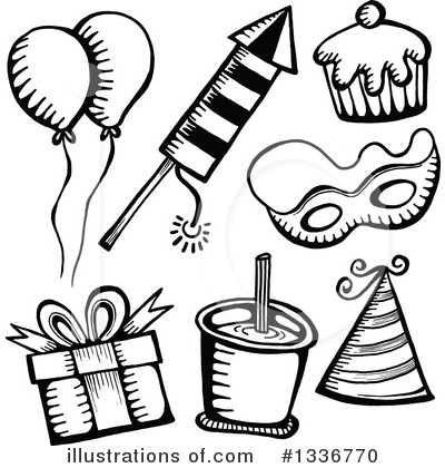 Party Balloons Clipart #1336770 by Prawny