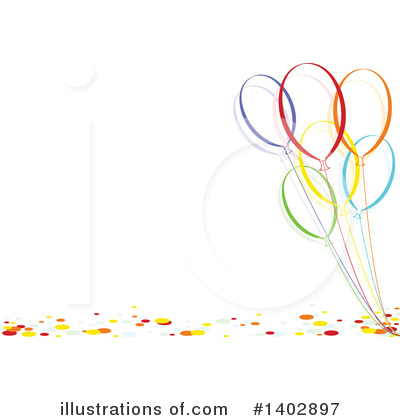 Balloons Clipart #1402897 by dero