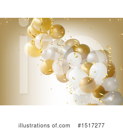 Party Balloons Clipart #1517277 by dero