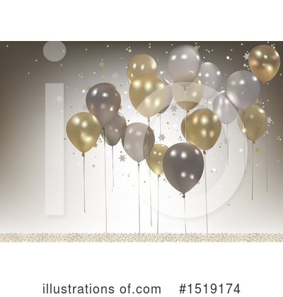 Balloons Clipart #1519174 by dero