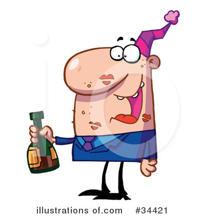 Alcoholic Clipart #34421 by Hit Toon