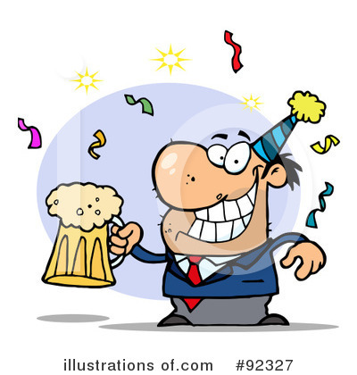Royalty-Free (RF) Party Clipart Illustration by Hit Toon - Stock Sample #92327