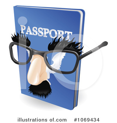 Royalty-Free (RF) Passport Clipart Illustration by AtStockIllustration - Stock Sample #1069434