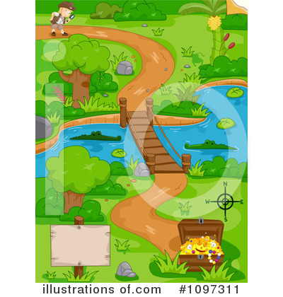 Treasure Map Clipart #1097311 by BNP Design Studio