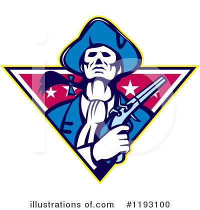 Royalty-Free (RF) Patriot Clipart Illustration by patrimonio - Stock Sample #1193100