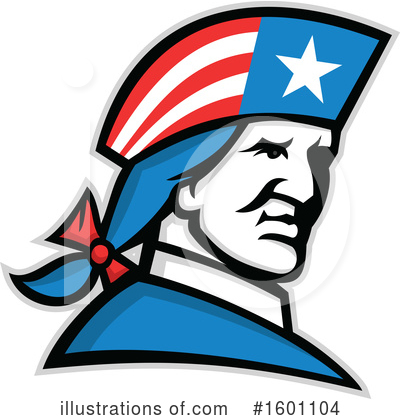 Royalty-Free (RF) Patriot Clipart Illustration by patrimonio - Stock Sample #1601104